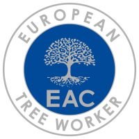 European tree worker in Germering